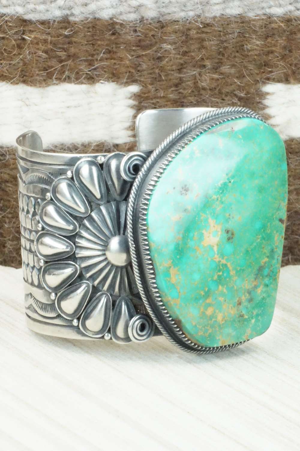Turquoise & Sterling Silver Bracelet - Derrick Gordon