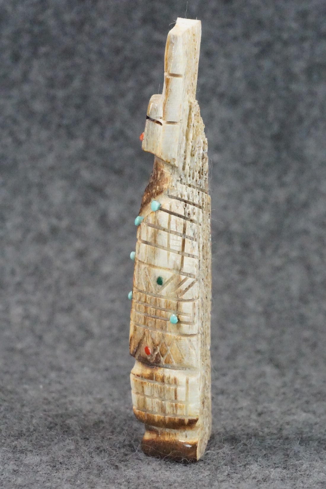 Corn Maiden Zuni Fetish Carving - Carl Etsate