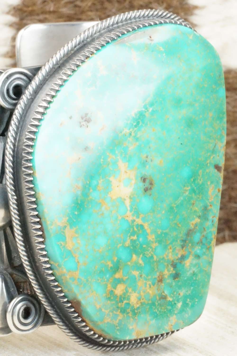 Turquoise & Sterling Silver Bracelet - Derrick Gordon