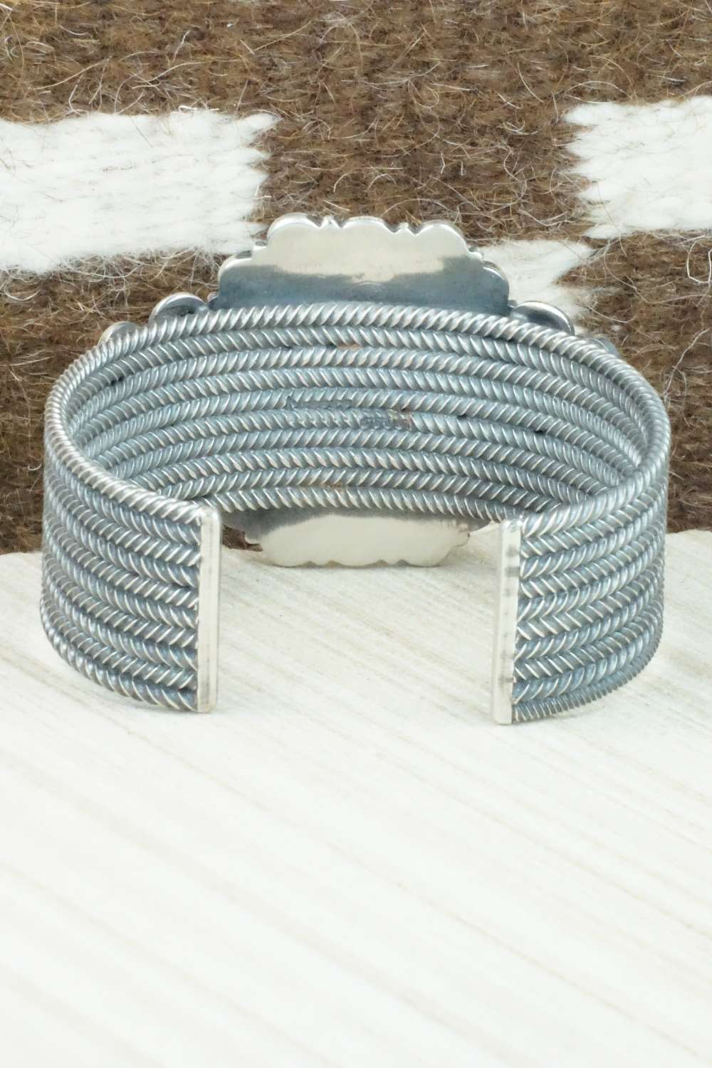 Turquoise & Sterling Silver Bracelet - Derrick Gordon