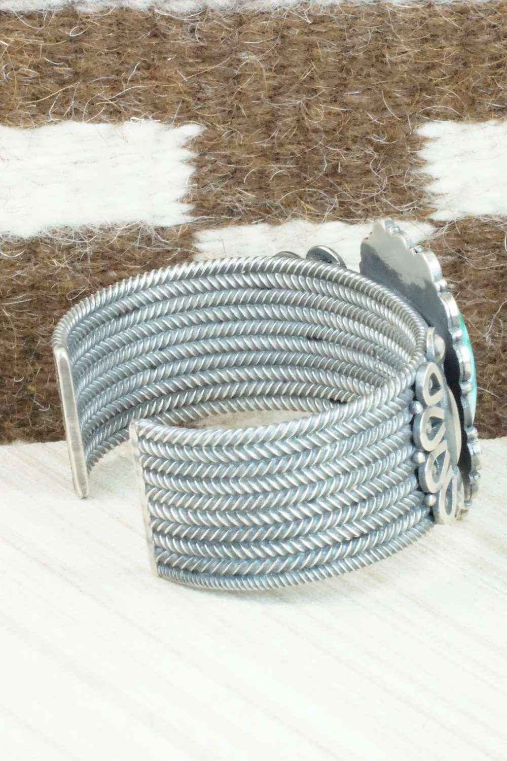 Turquoise & Sterling Silver Bracelet - Derrick Gordon