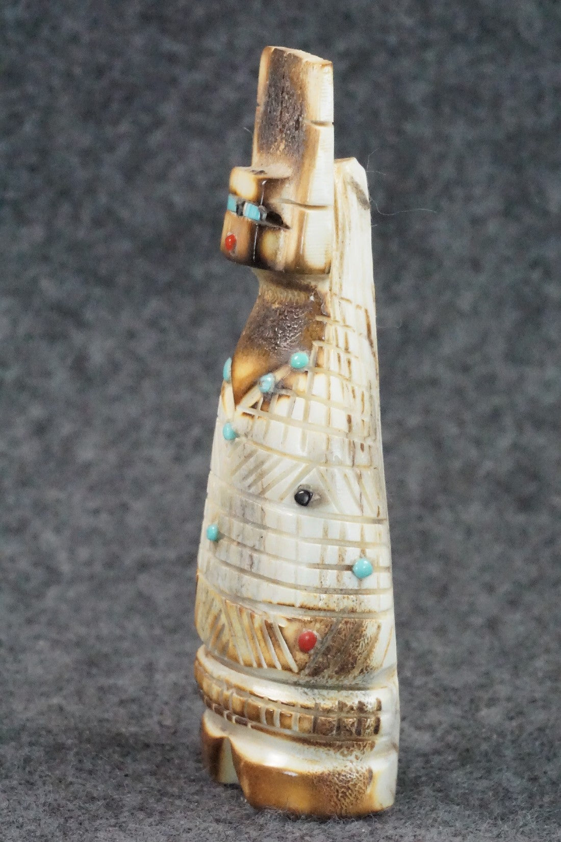 Corn Maiden Zuni Fetish Carving - Carl Etsate