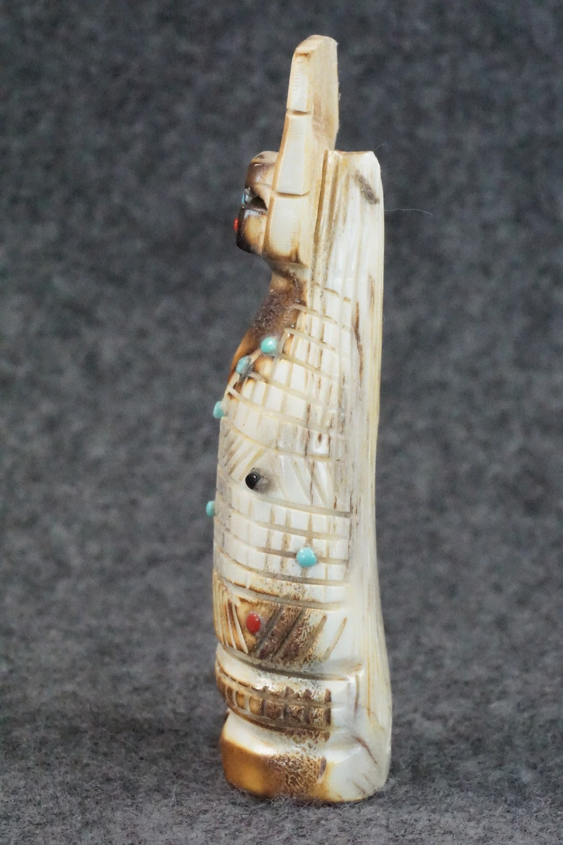 Corn Maiden Zuni Fetish Carving - Carl Etsate