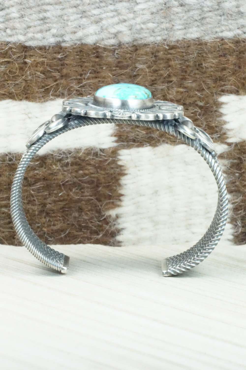 Turquoise & Sterling Silver Bracelet - Derrick Gordon