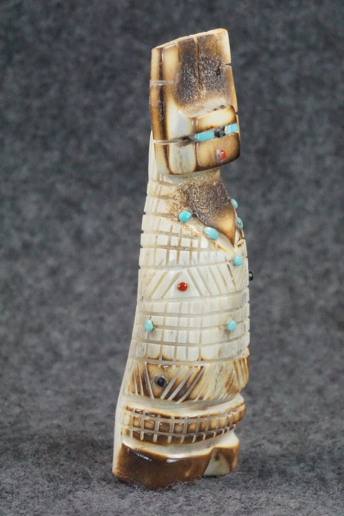 Corn Maiden Zuni Fetish Carving - Carl Etsate