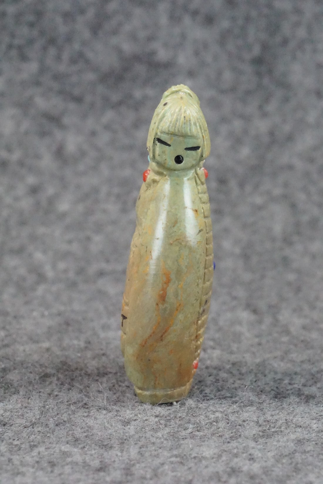 Corn Maiden Zuni Fetish Carving - Sandra Quandelacy