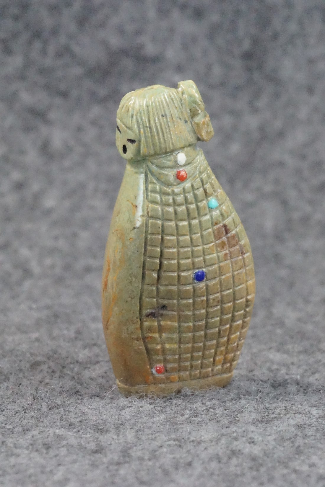 Corn Maiden Zuni Fetish Carving - Sandra Quandelacy