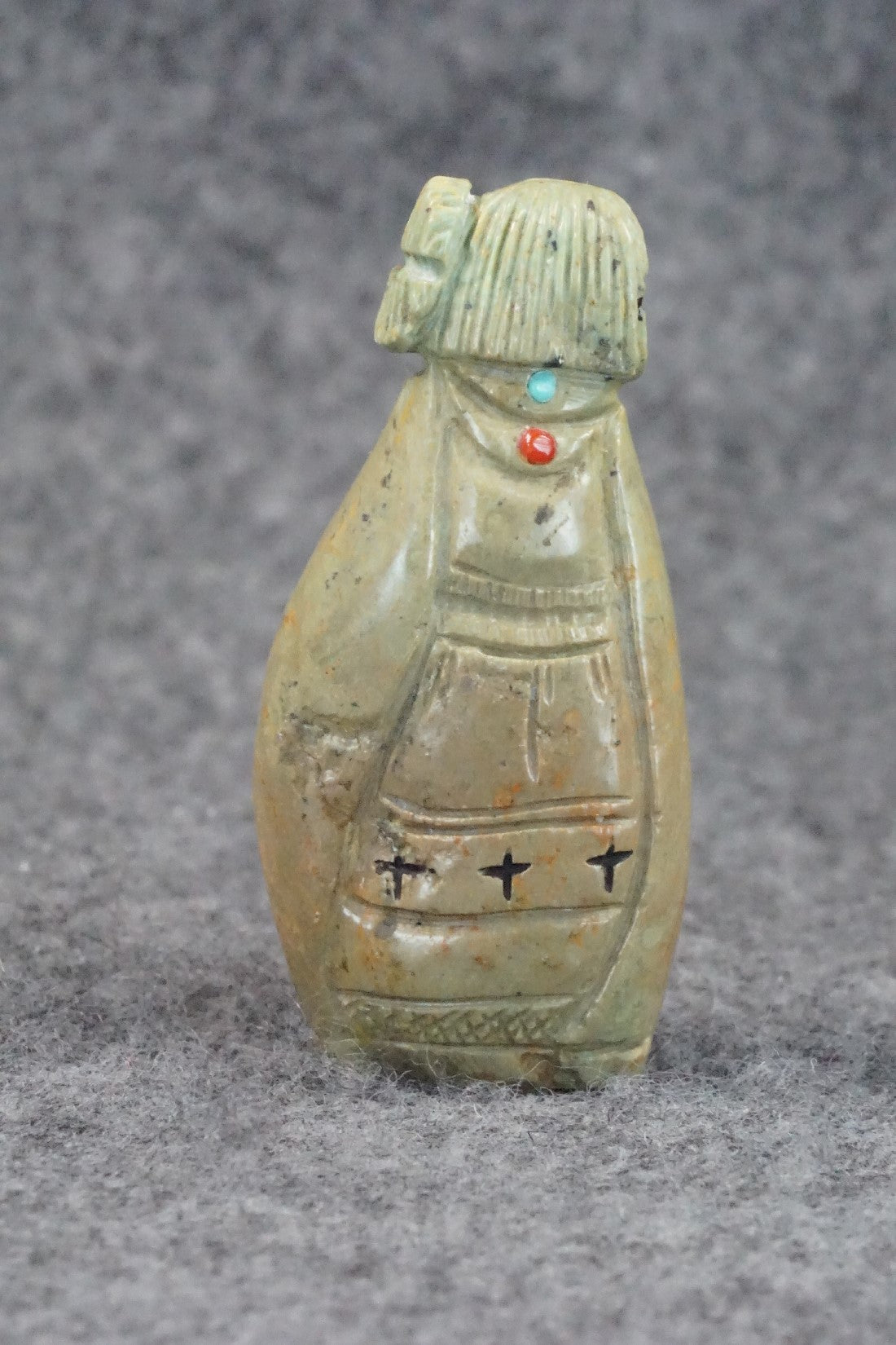 Corn Maiden Zuni Fetish Carving - Sandra Quandelacy