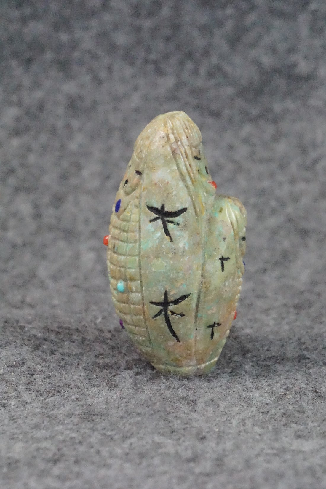 Corn Maiden Zuni Fetish Carving - Sandra Quandelacy