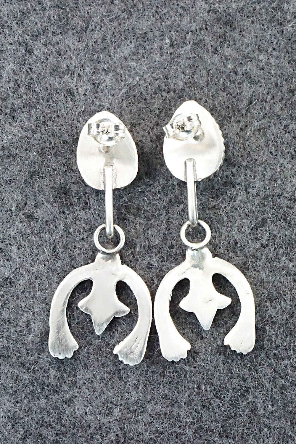 Turquoise & Sterling Silver Earrings - Verley Betone