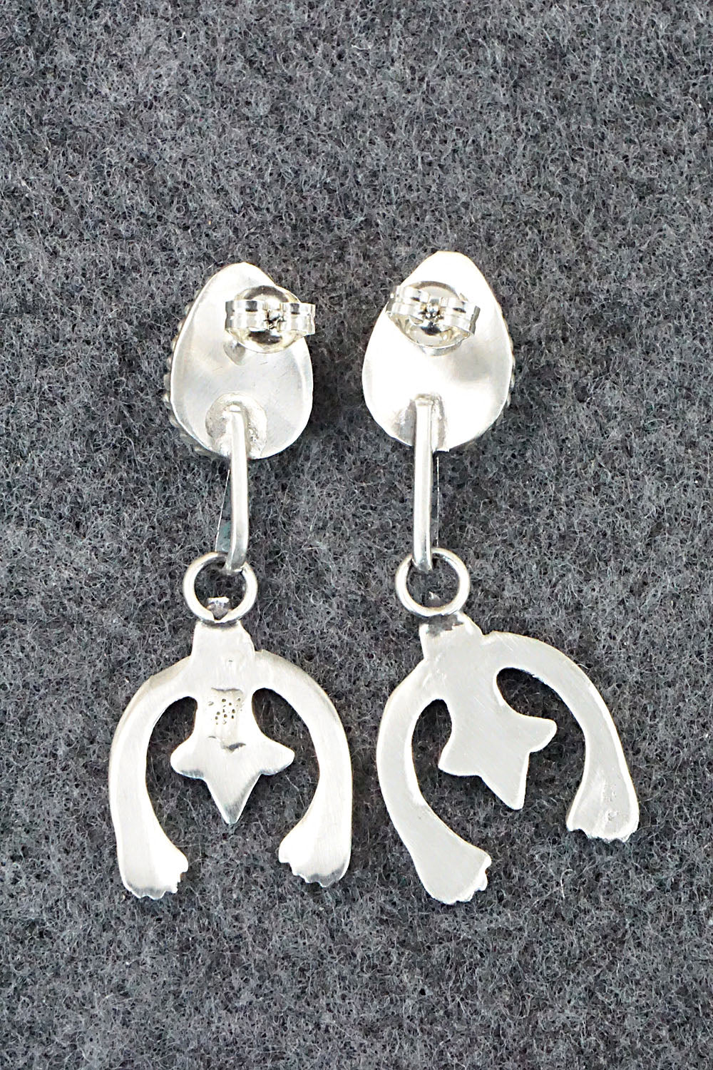 Turquoise & Sterling Silver Earrings - Verley Betone