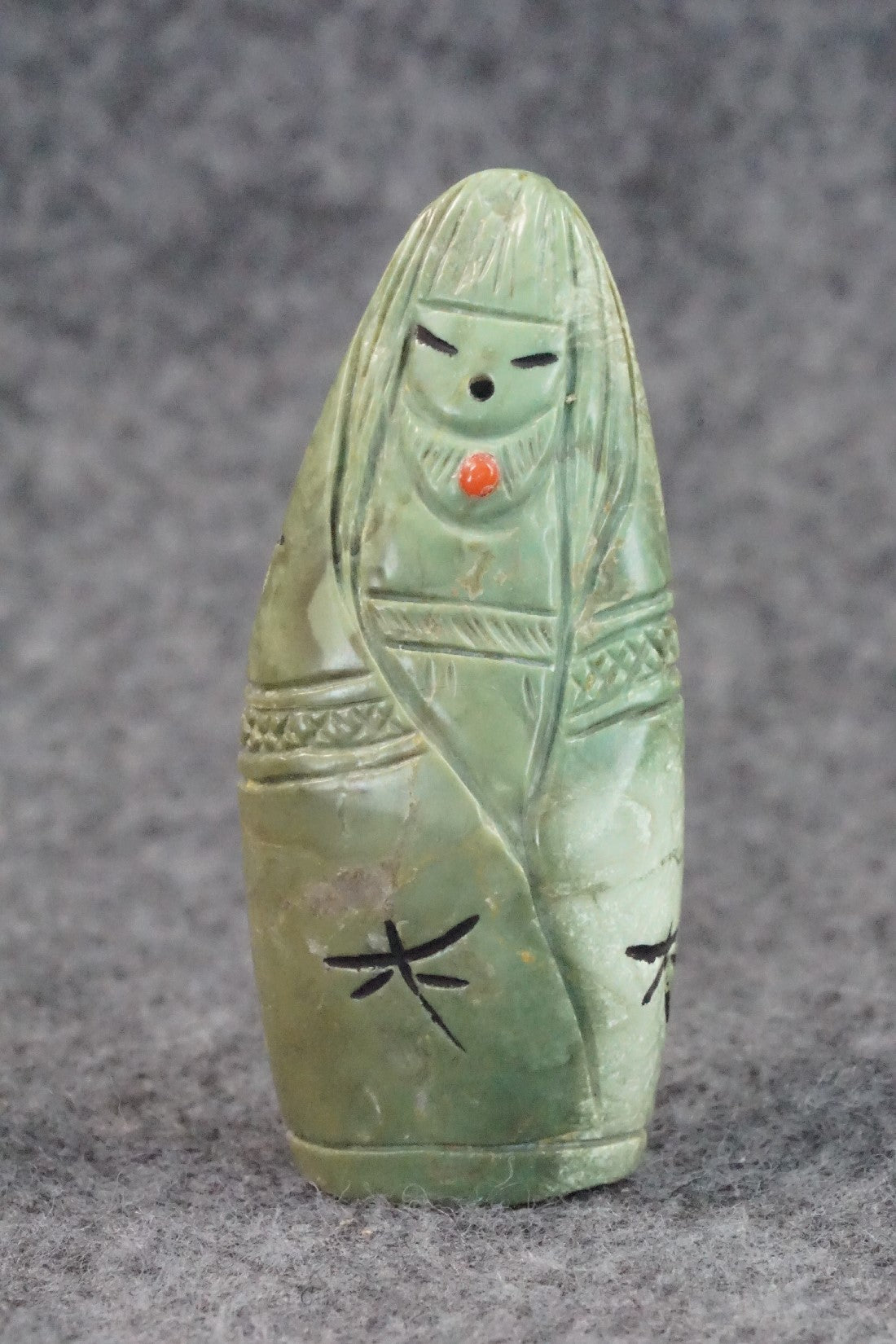 Corn Maiden Zuni Fetish Carving - Sandra Quandelacy