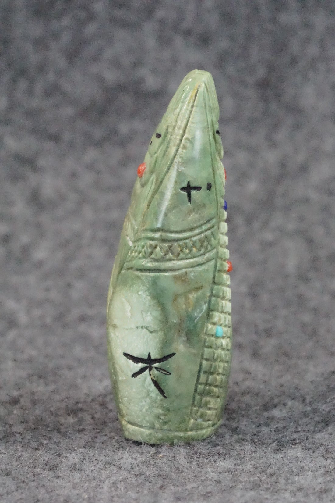 Corn Maiden Zuni Fetish Carving - Sandra Quandelacy