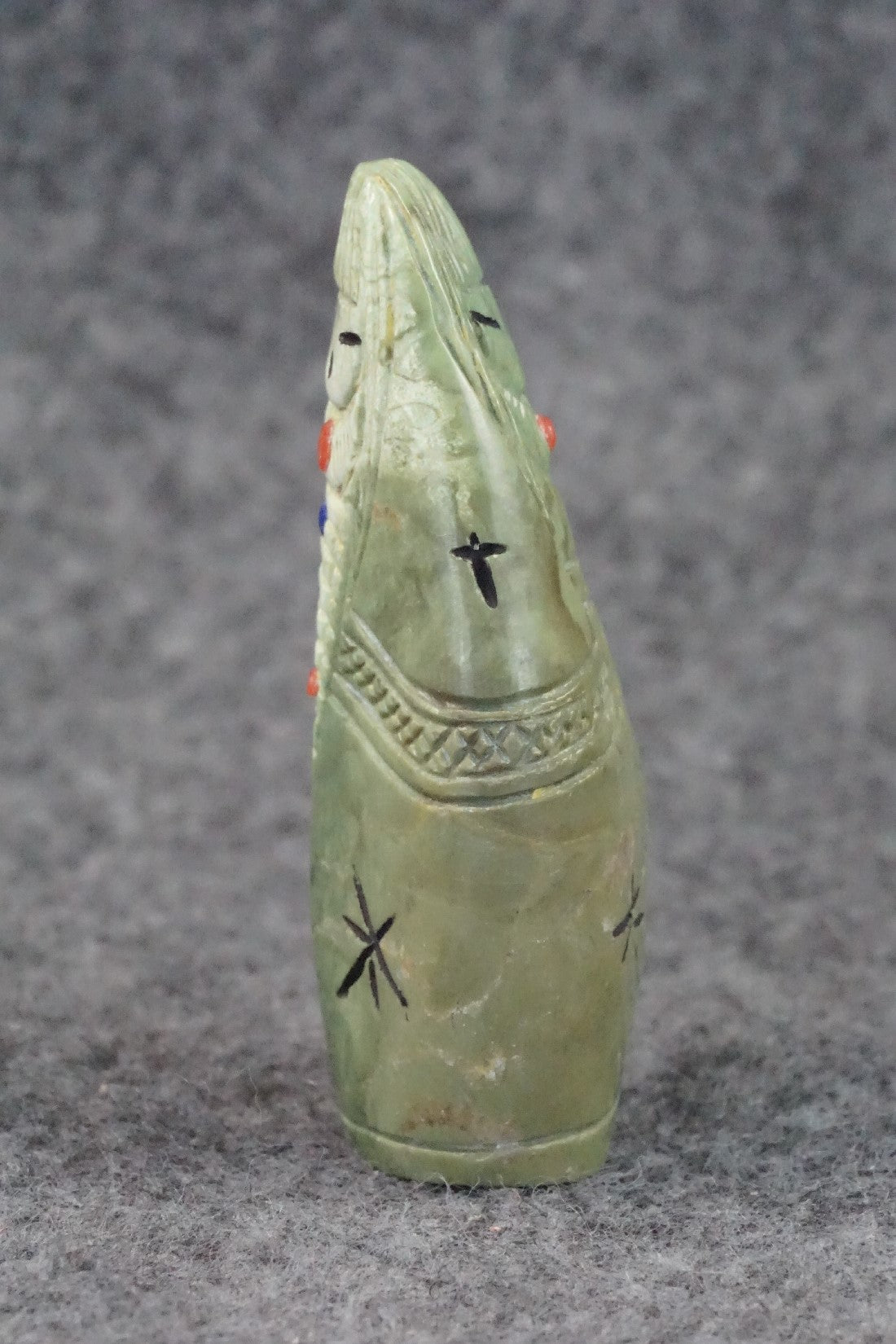 Corn Maiden Zuni Fetish Carving - Sandra Quandelacy