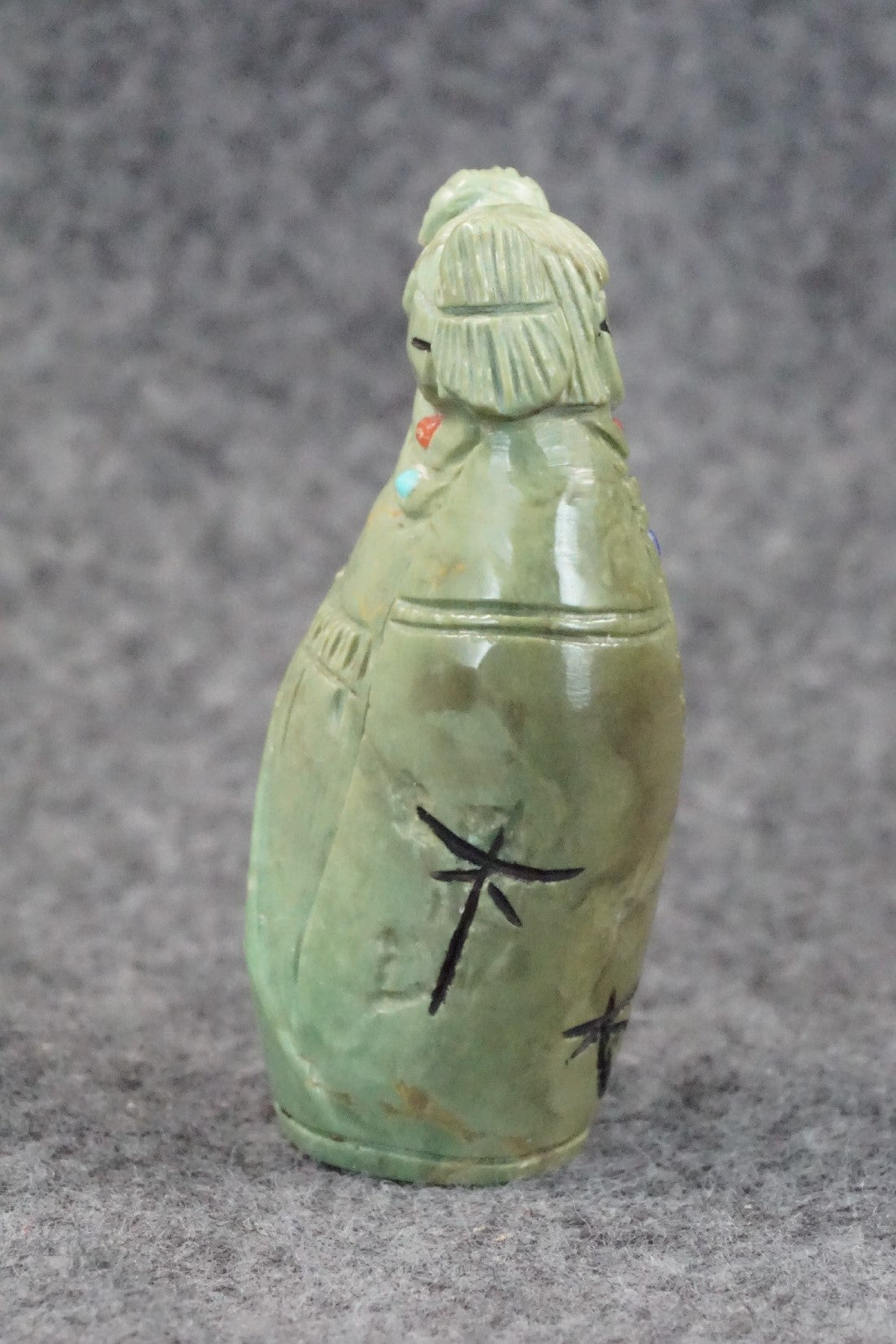Corn Maiden Zuni Fetish Carving - Sandra Quandelacy
