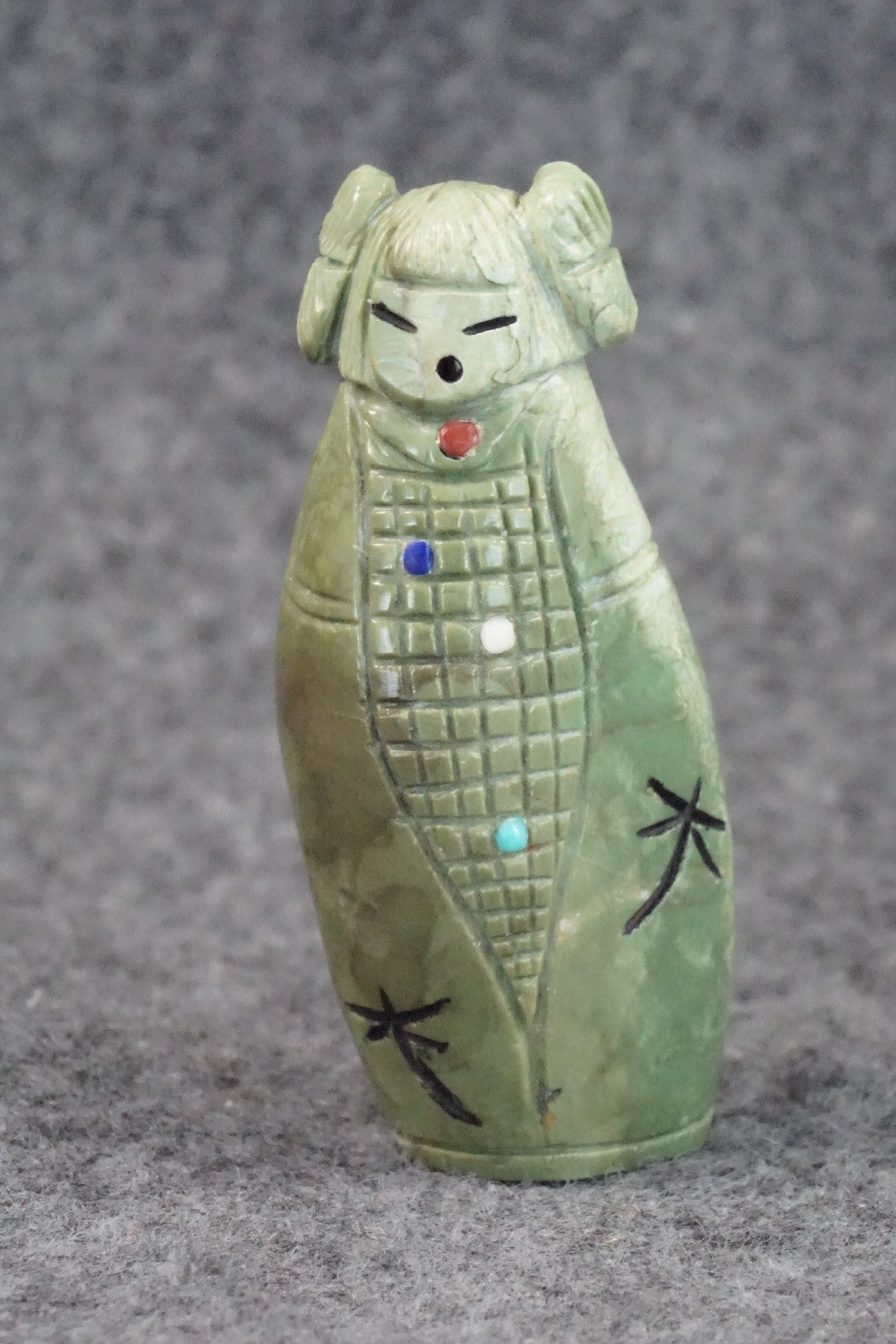 Corn Maiden Zuni Fetish Carving - Sandra Quandelacy