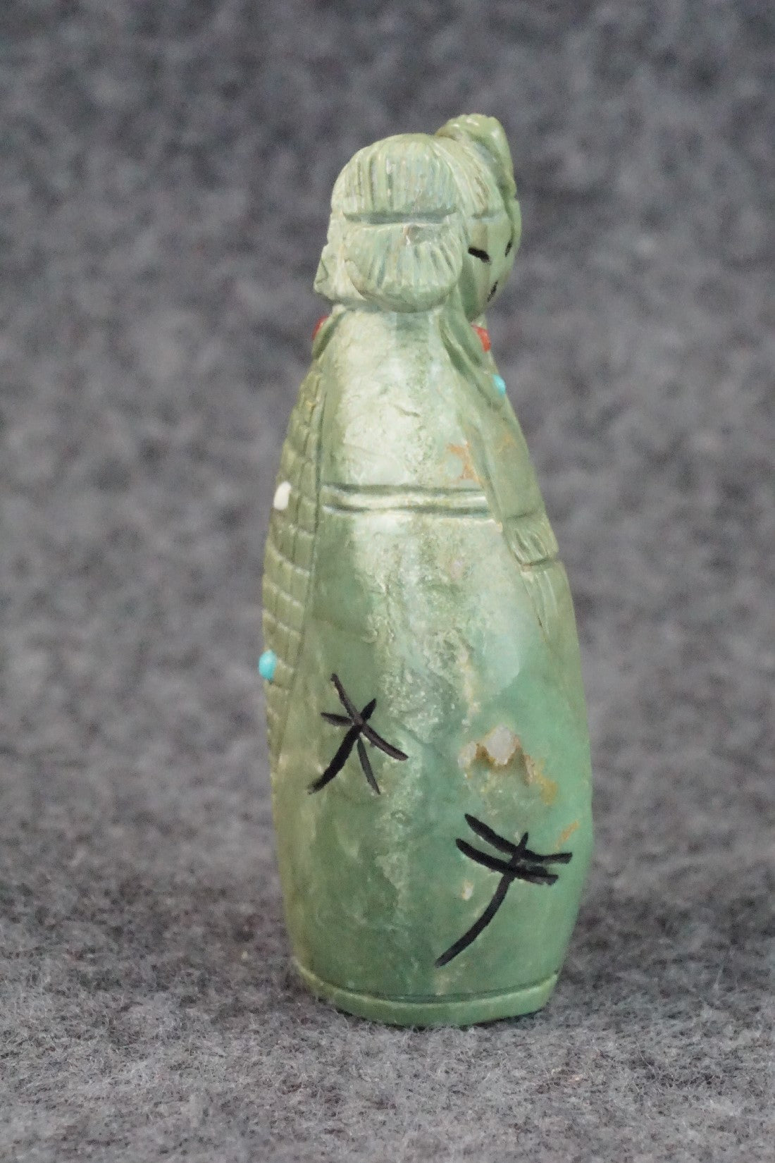 Corn Maiden Zuni Fetish Carving - Sandra Quandelacy