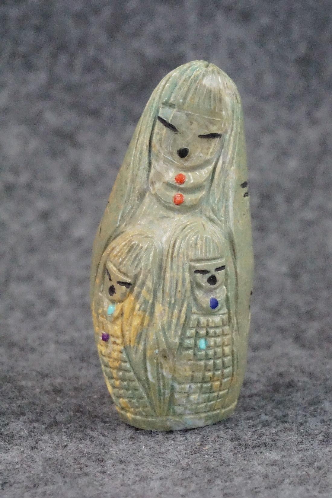 Corn Maiden Zuni Fetish Carving - Sandra Quandelacy