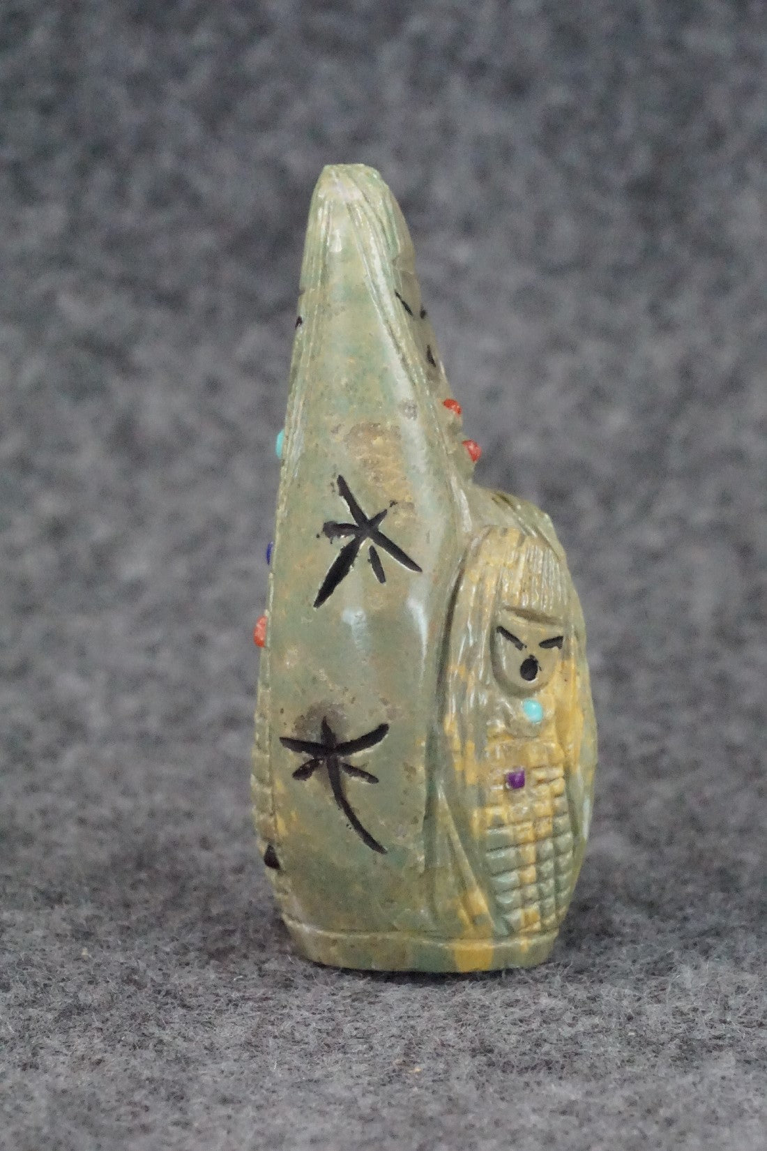 Corn Maiden Zuni Fetish Carving - Sandra Quandelacy