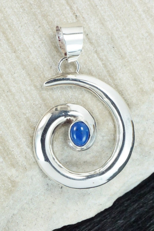 Lapis & Sterling Silver Pendant - Mildred Parkhurst