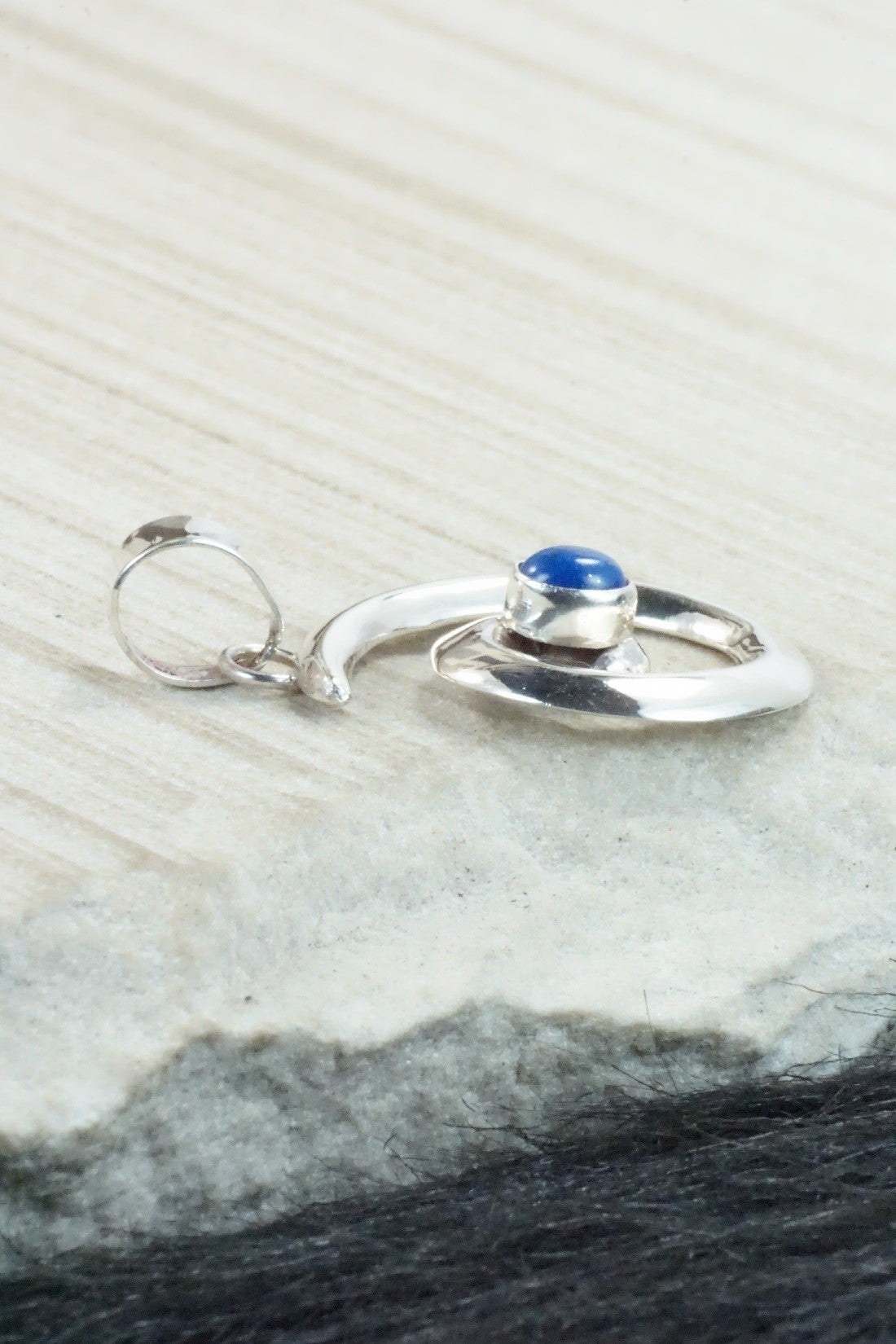Lapis & Sterling Silver Pendant - Mildred Parkhurst