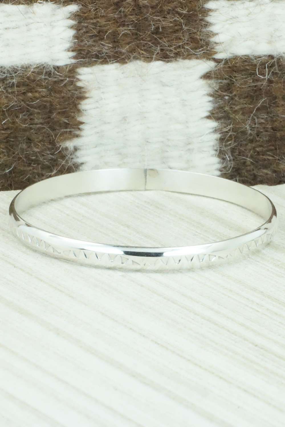 Sterling Silver Bangle - Elaine Tahe