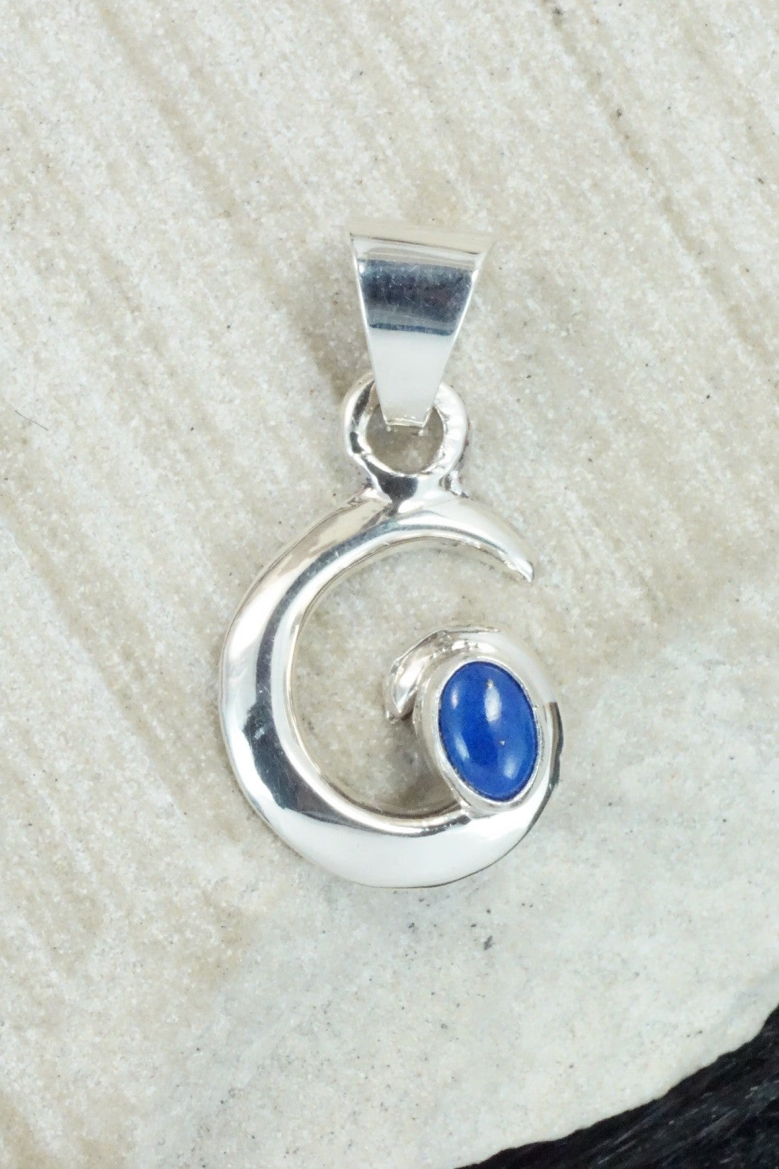Lapis & Sterling Silver Pendant - Mildred Parkhurst