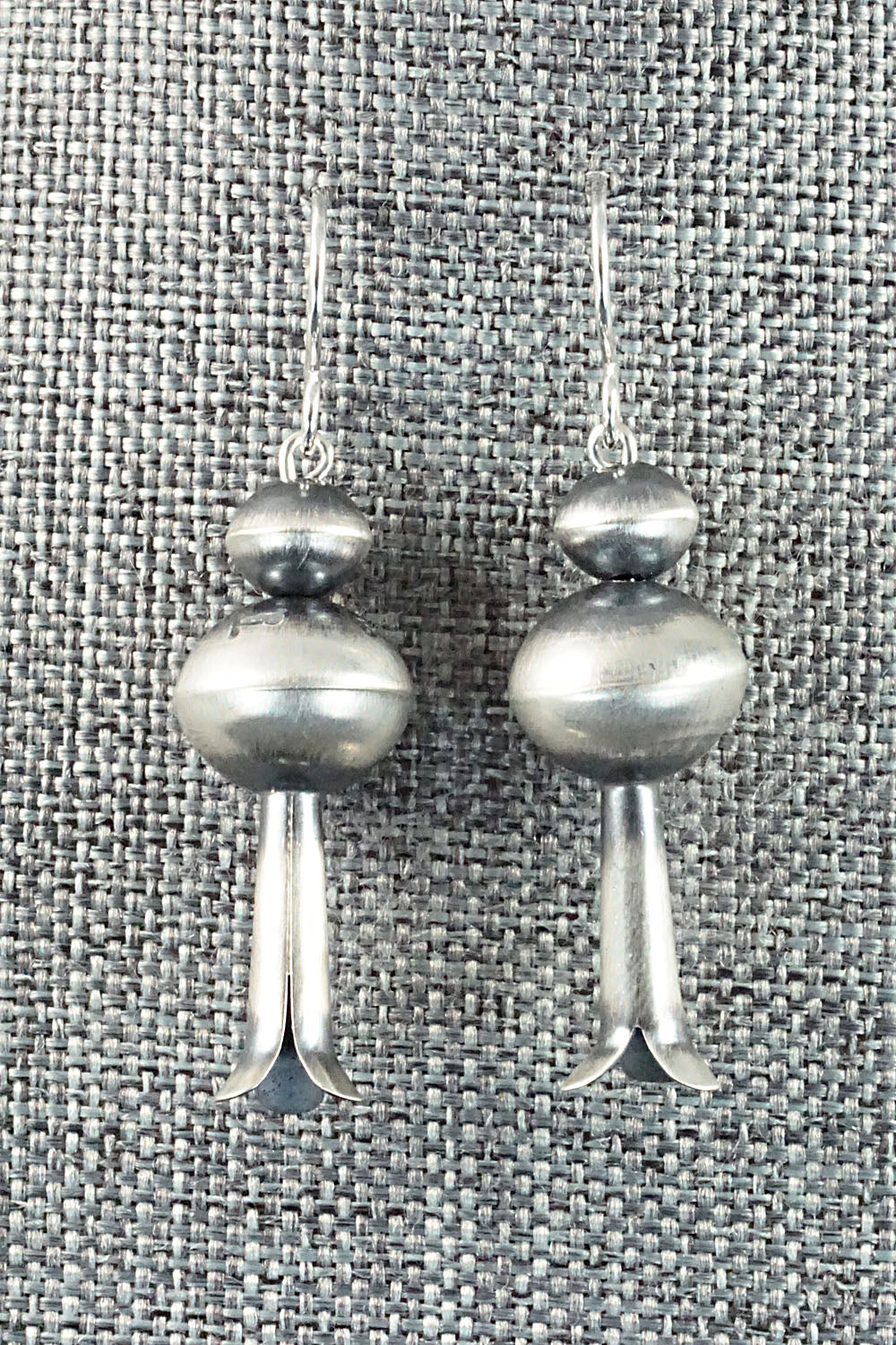 Sterling Silver Navajo Pearl Earrings - Tonisha Haley