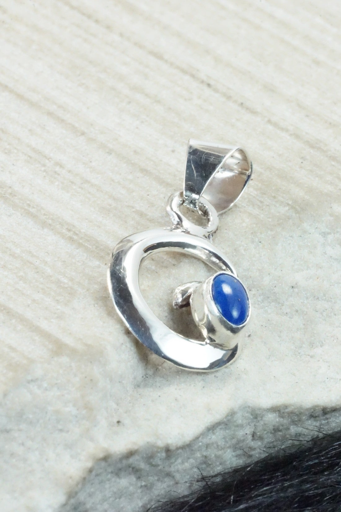 Lapis & Sterling Silver Pendant - Mildred Parkhurst