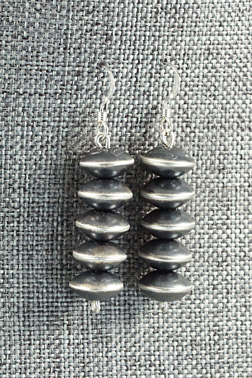 Sterling Silver Navajo Pearl Earrings - Preston Haley