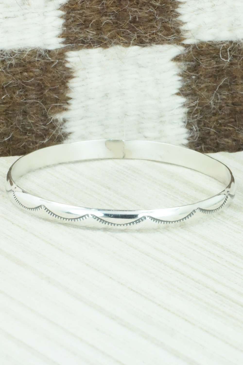 Sterling Silver Bangle - Elaine Tahe