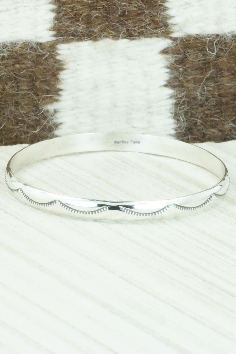 Sterling Silver Bangle - Elaine Tahe