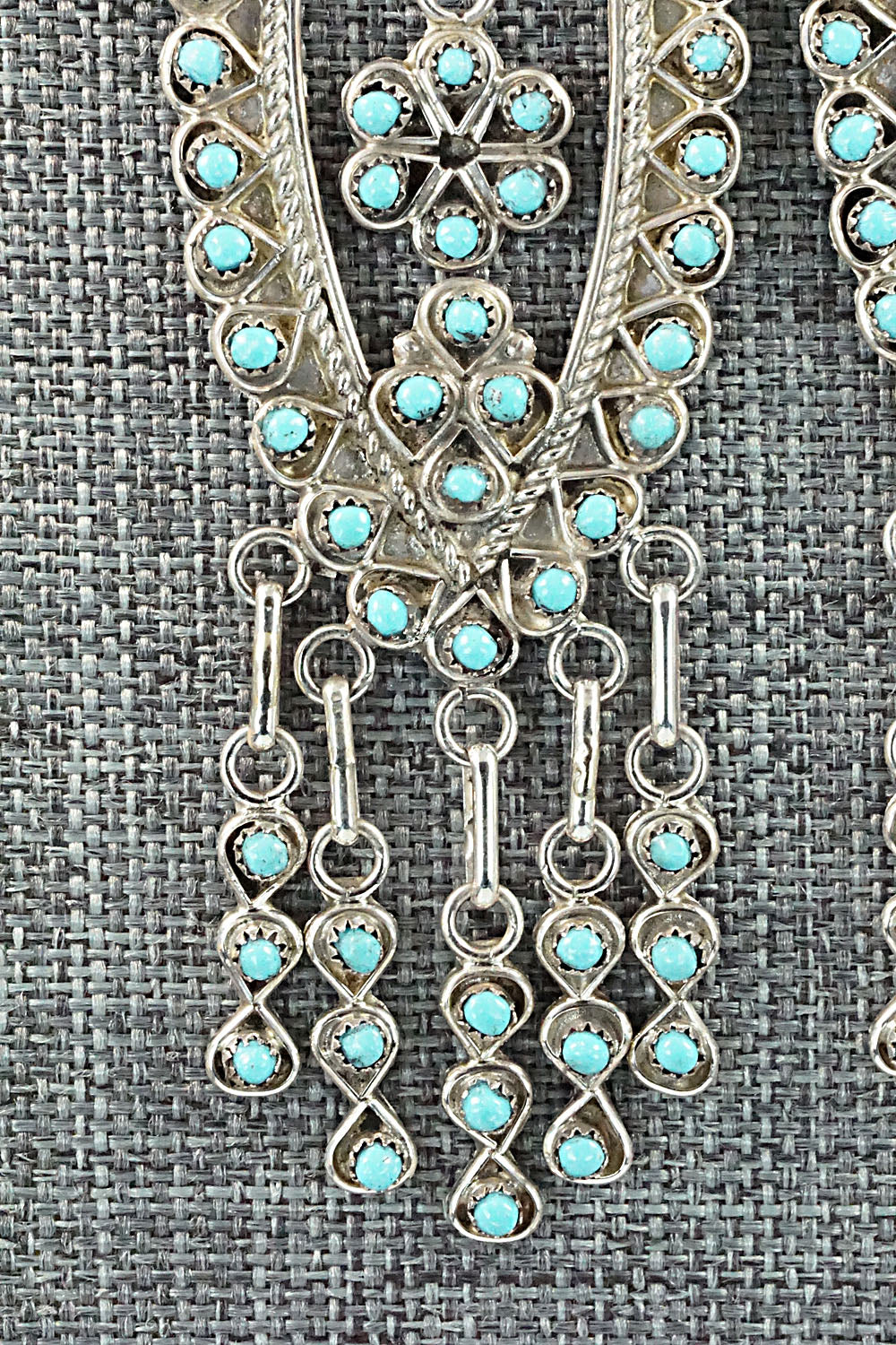 Turquoise & Sterling Silver Earrings - Jesse Johnson