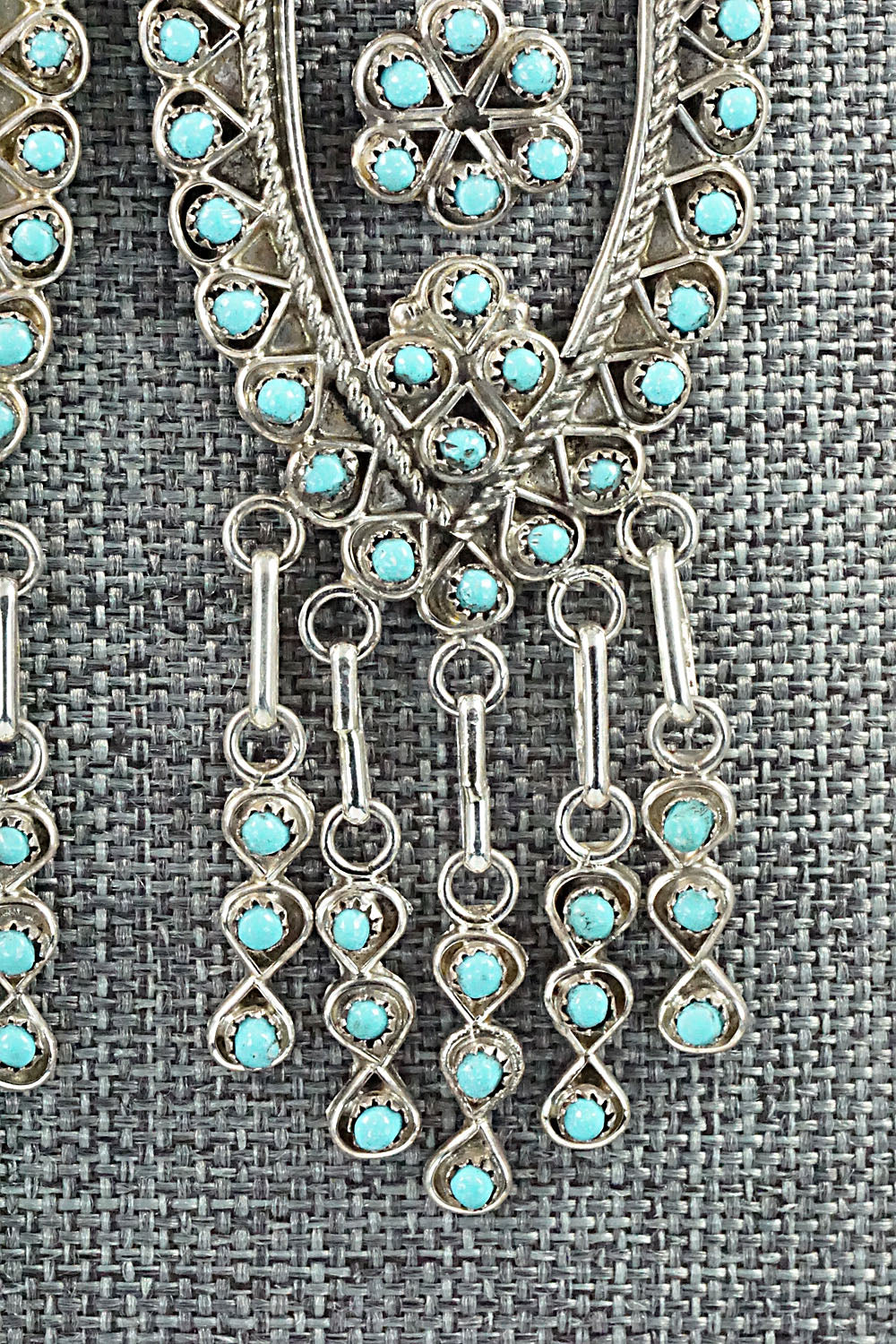 Turquoise & Sterling Silver Earrings - Jesse Johnson