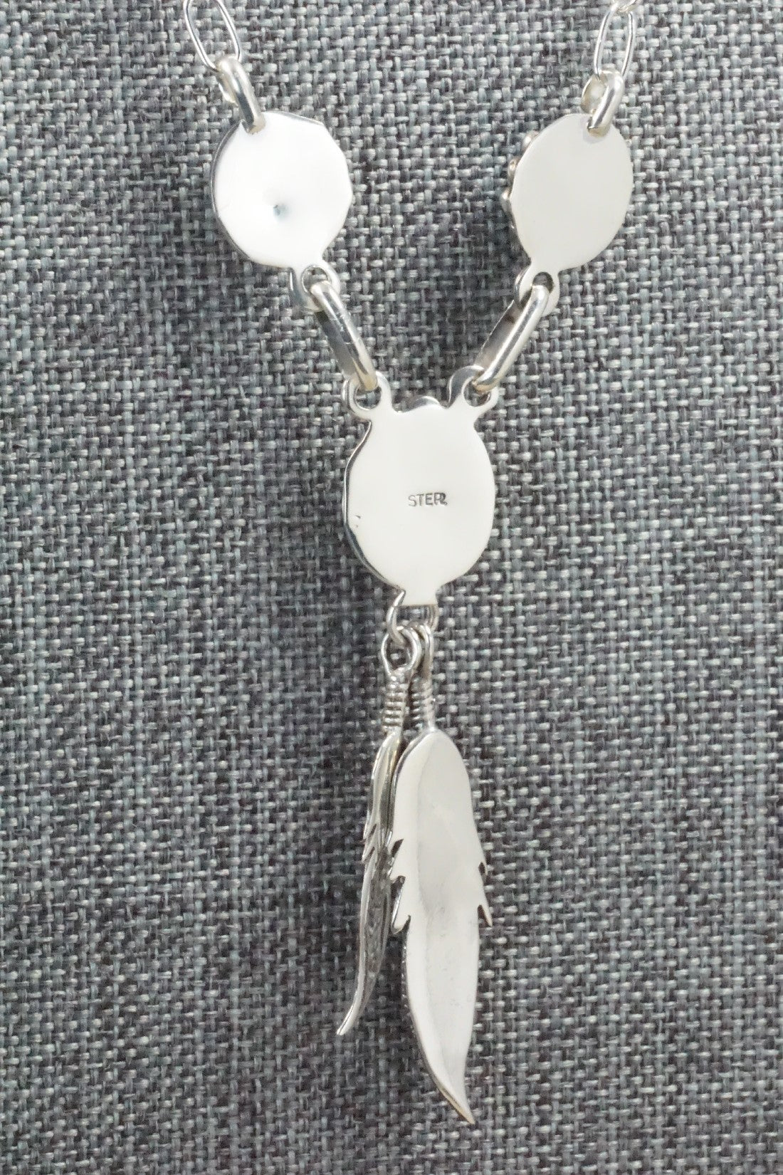 Turquoise & Sterling Silver Necklace - Rita Largo