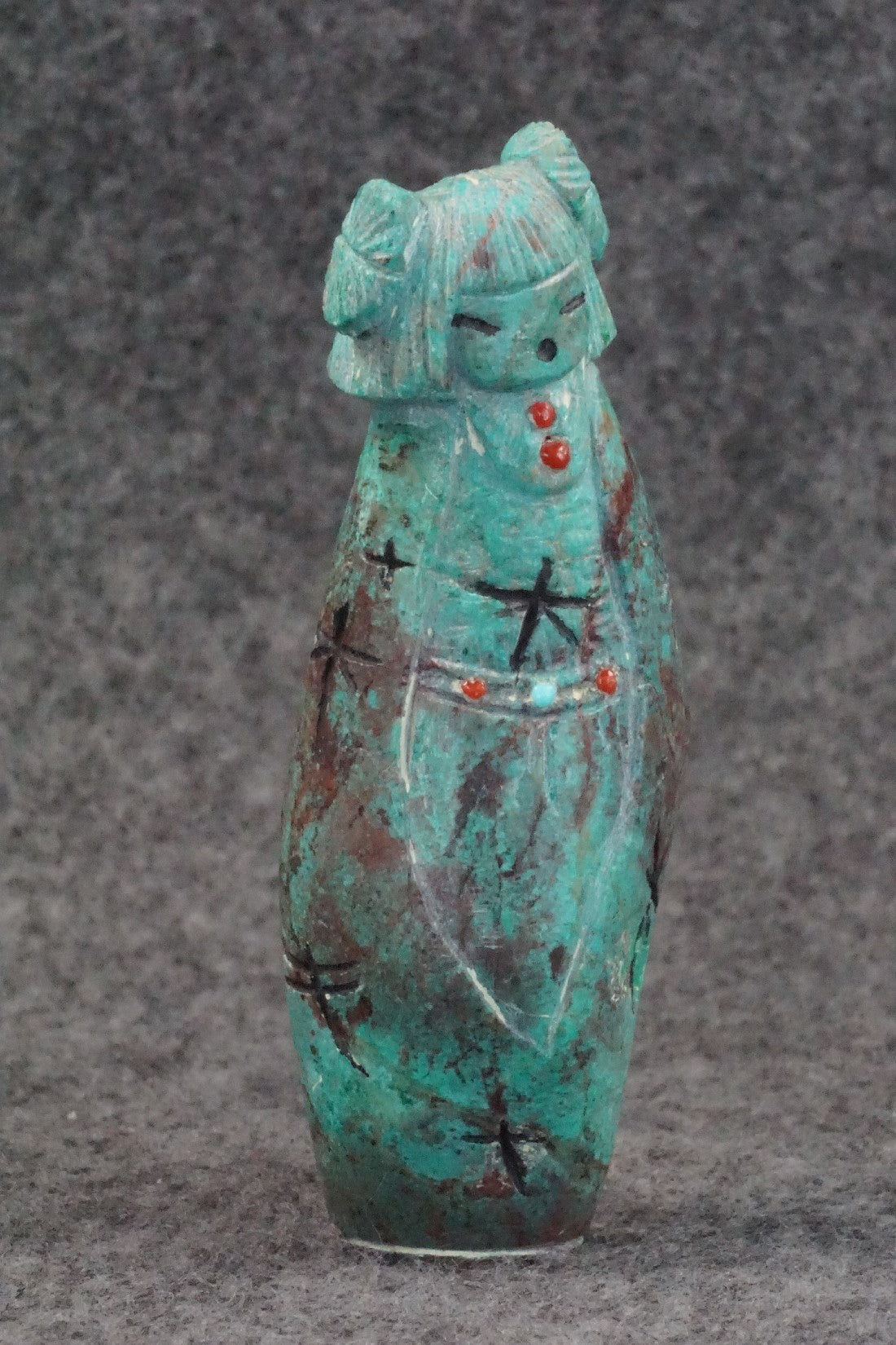 Corn Maiden Zuni Fetish Carving - Sandra Quandelacy