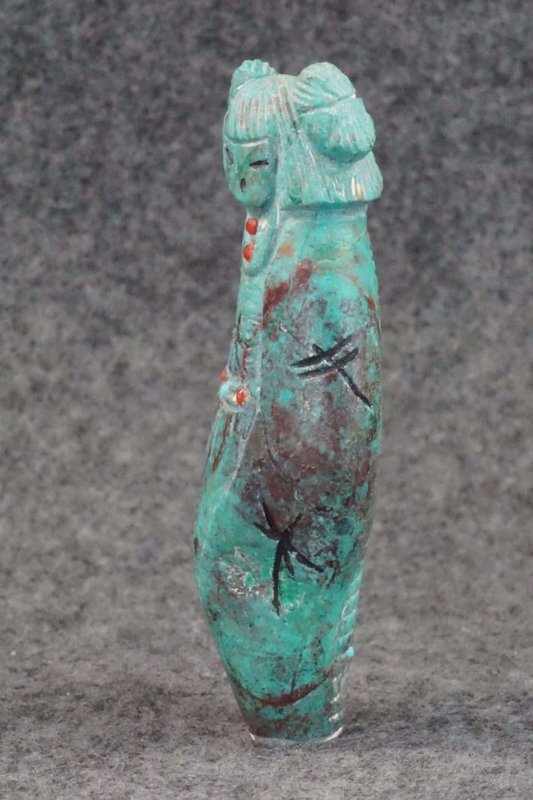 Corn Maiden Zuni Fetish Carving - Sandra Quandelacy