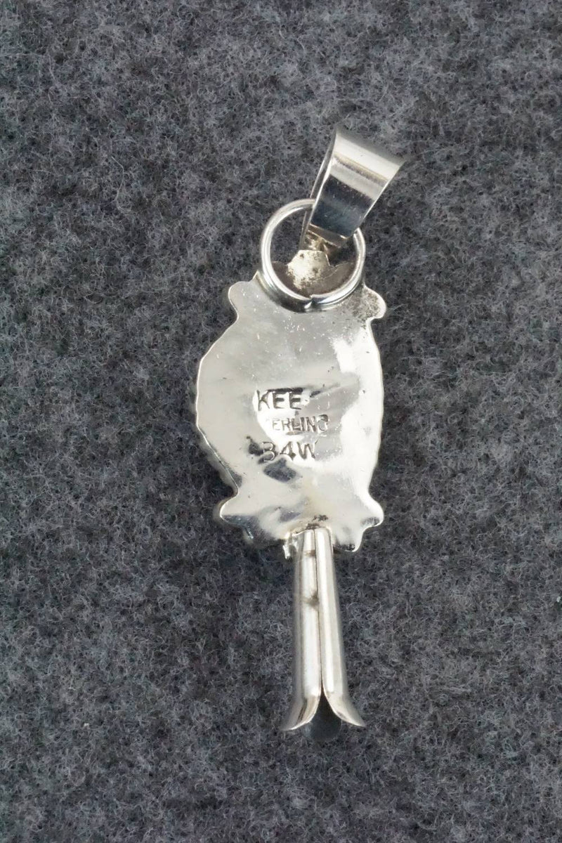 Turquoise and Sterling Silver Pendant - Vernon Johnson