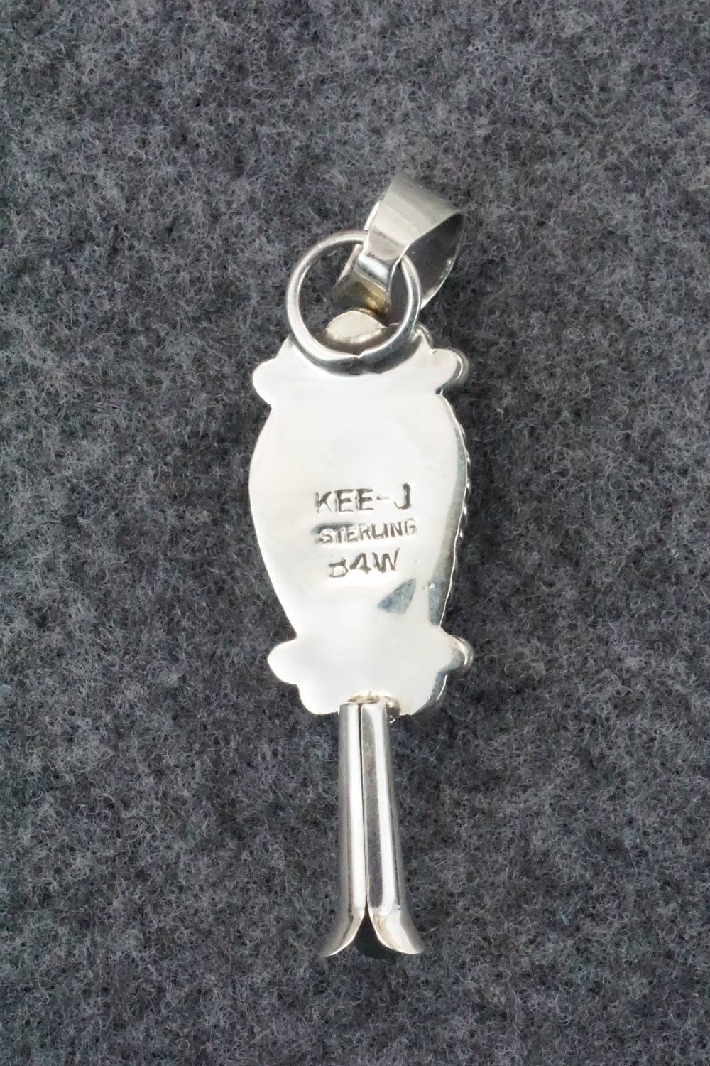 Turquoise and Sterling Silver Pendant - Vernon Johnson