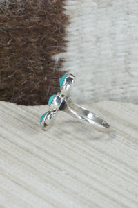Turquoise & Sterling Silver Ring - Priscilla Reeder - Size 7.25