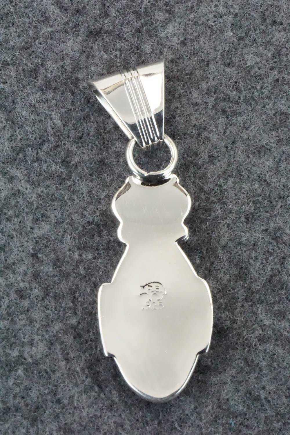 Spiny Oyster & Sterling Silver Pendant - Sadie Jim