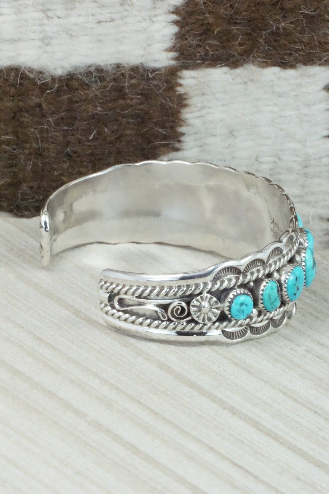 Turquoise & Sterling Silver Bracelet - Anthony Brown