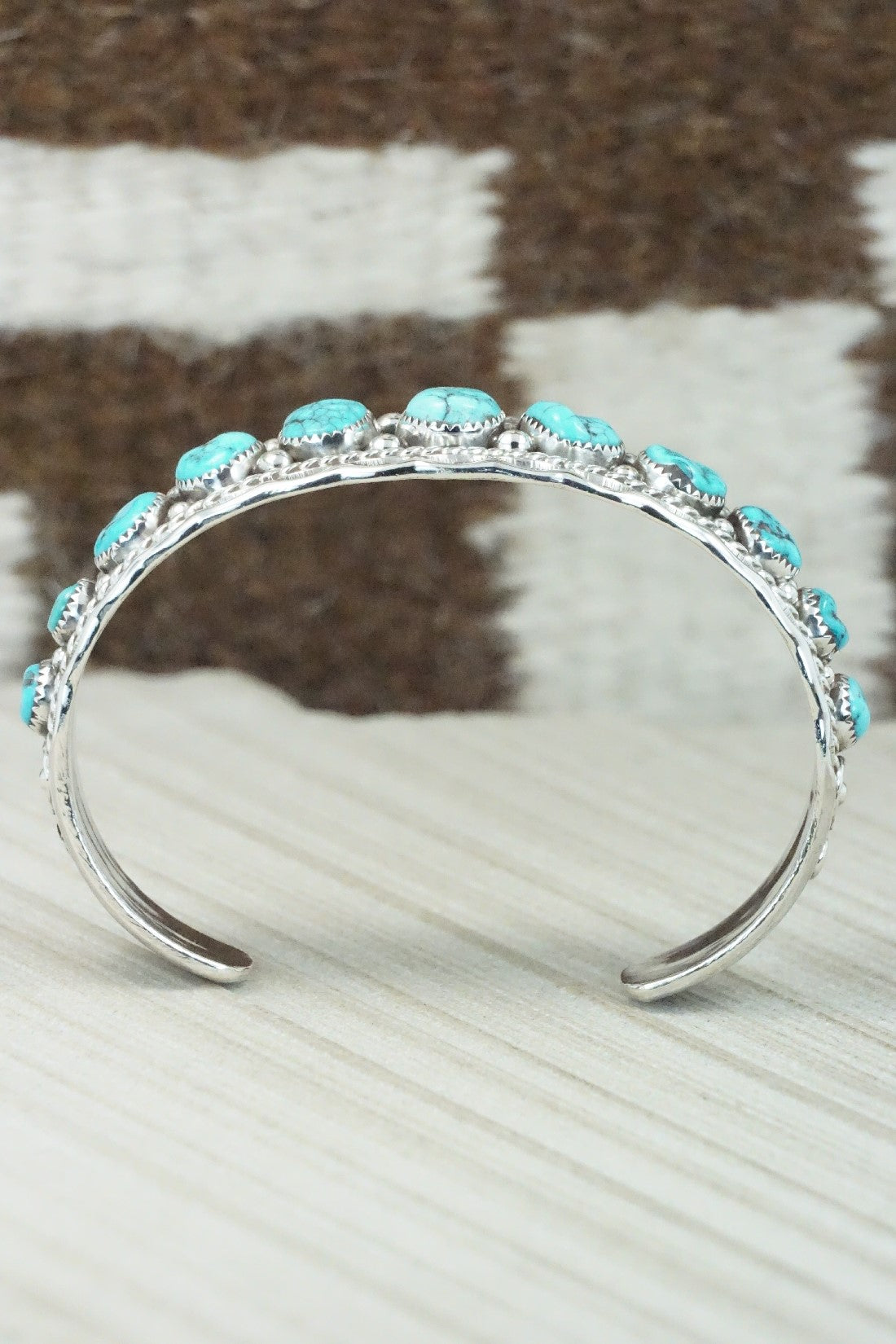 Turquoise & Sterling Silver Bracelet - Anthony Brown