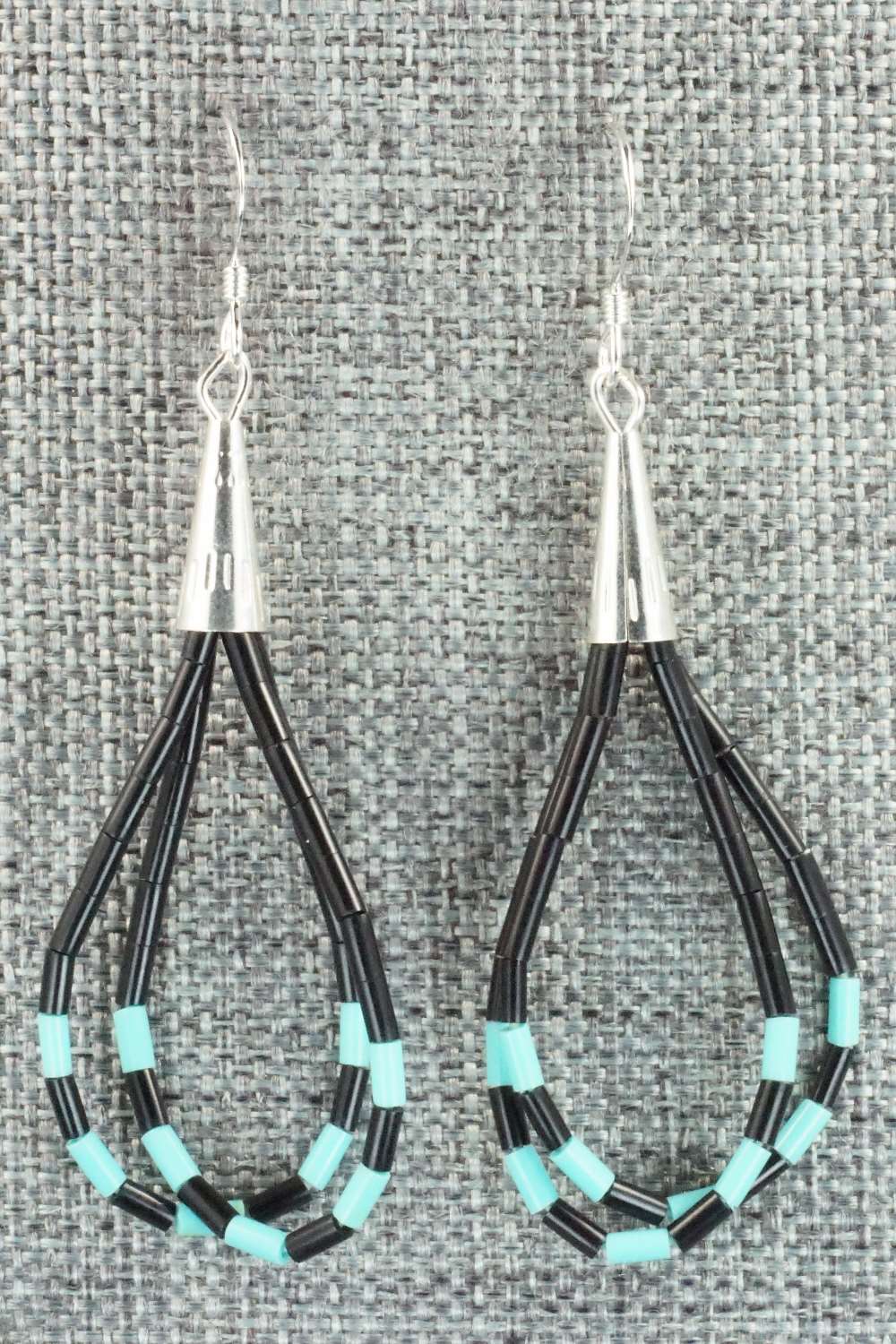 Turquoise & Sterling Silver Earrings - Ramona Bird