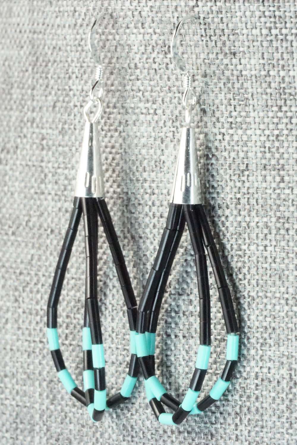 Turquoise & Sterling Silver Earrings - Ramona Bird