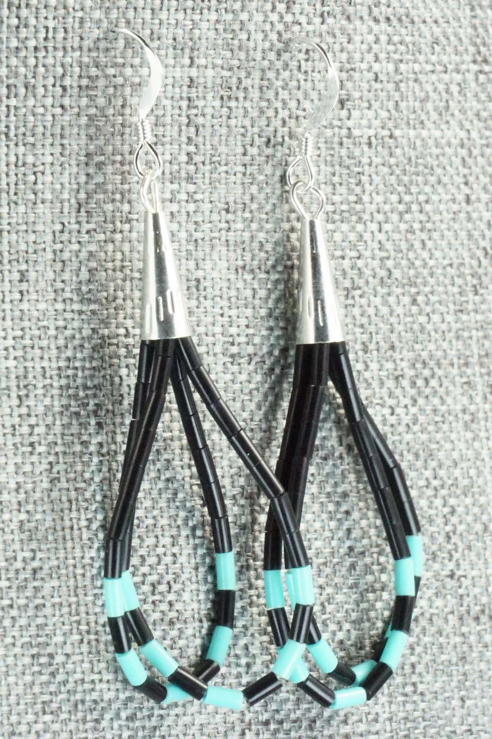 Turquoise & Sterling Silver Earrings - Ramona Bird