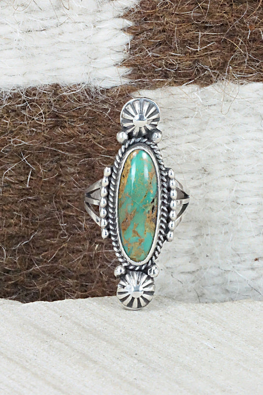 Turquoise & Sterling Silver Ring - Daniel Benally - Size 5