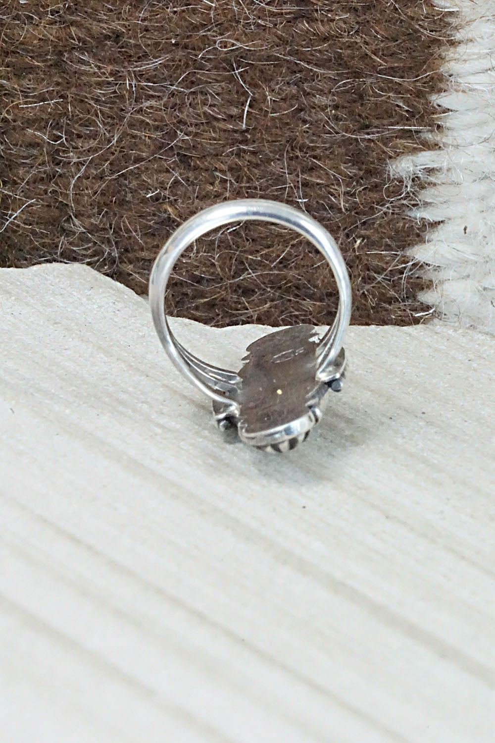 Turquoise & Sterling Silver Ring - Daniel Benally - Size 5