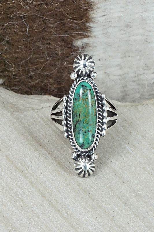 Turquoise & Sterling Silver Ring - Daniel Benally - Size 6.25