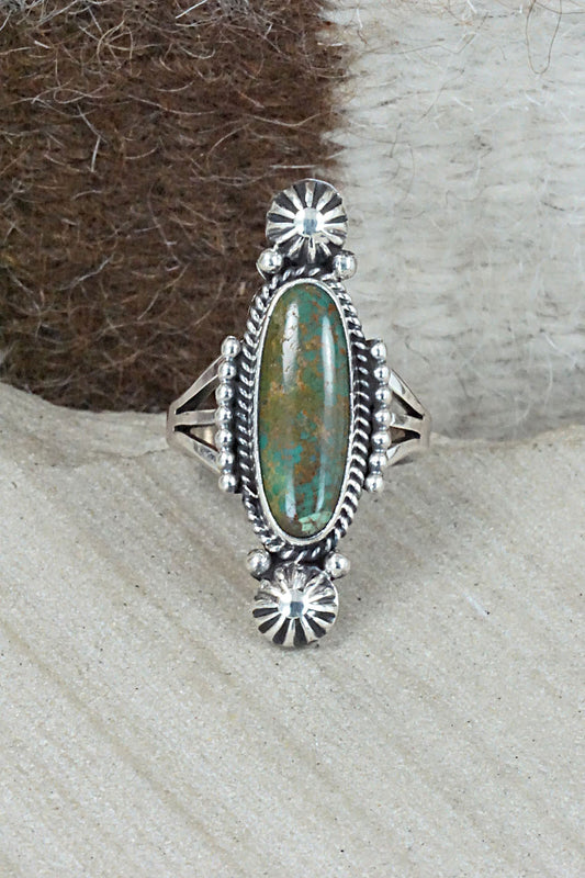 Turquoise & Sterling Silver Ring - Daniel Benally - Size 7